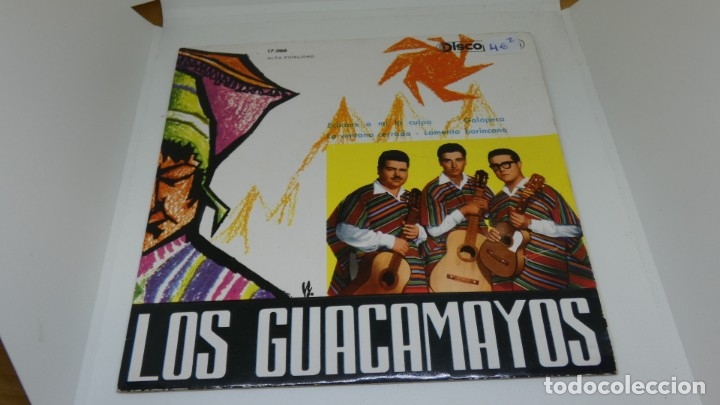 Discos de vinilo: DISCO SINGLE VINILO . LOS GUACAMAYOS . ECHAME A MI LA CULPA . - Foto 1