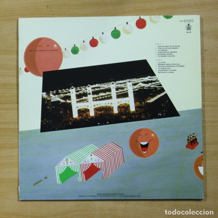 Discos de vinilo: CANTORES DE HISPALIS - GENTE GUENA - GATEFOLD - LP - Foto 2