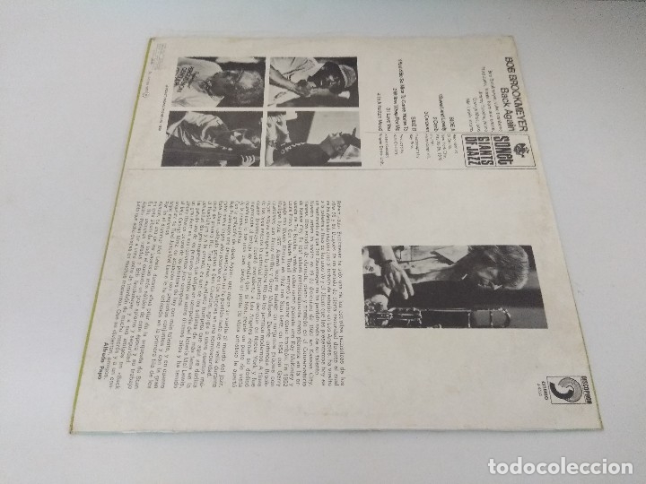 Discos de vinilo: VINILO/BOB BROOKMEYER/BACK AGAIN. - Foto 2