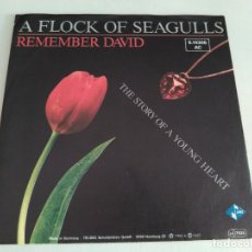 Discos de vinilo: A FLOCK OF SEAGULLS - REMEMBER DAVID / SINGLE IMPORT TEMAZOS NEW WAVE, SYNTH-POP. Lote 175131735