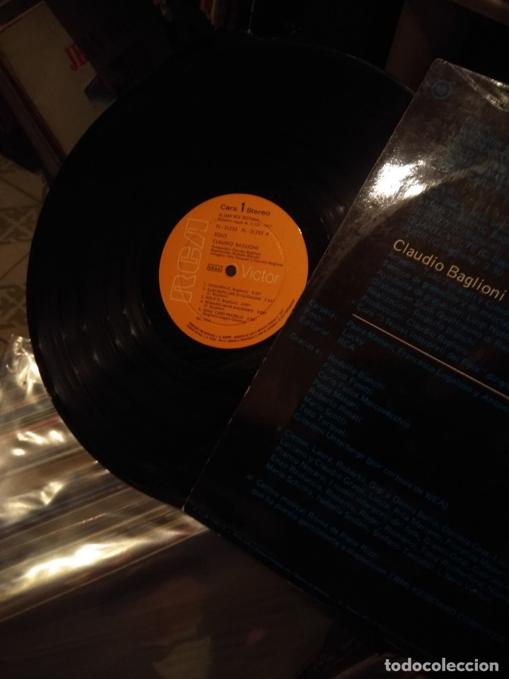 Discos de vinilo: lp CLAUDIO BAGLIONI - SOLO - Foto 4