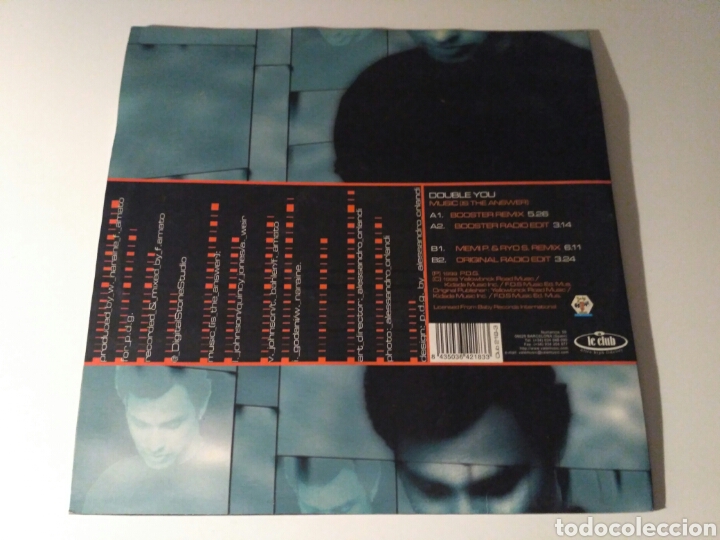 Discos de vinilo: Double You - Music (Is The Answer) - Foto 2