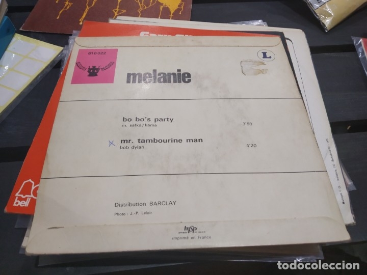 Discos de vinilo: Single Melanie Bo bos party - Foto 2