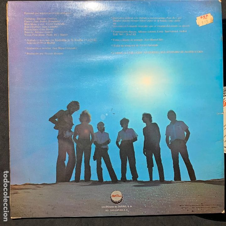 Discos de vinilo: disco lp vinilo  Mediterraneo Tabarca de 1979 - Foto 3