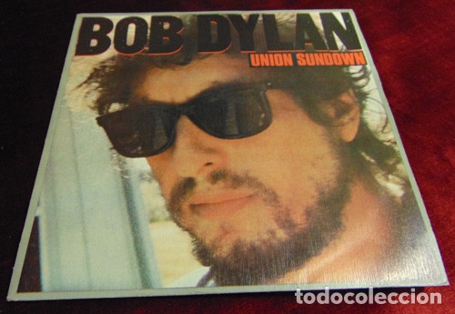 Discos de vinilo: Bob Dylan &ndash; Union Sundown - SINGLE PROMO 1983 ONE SIDED WHITE LABEL - Foto 1