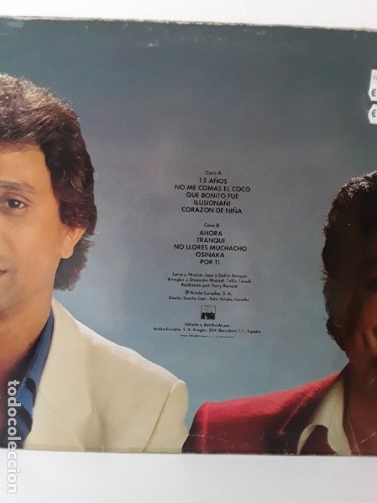 Discos de vinilo: LP Los Amaya - Ahora (LP Ariola 1983) - Foto 2
