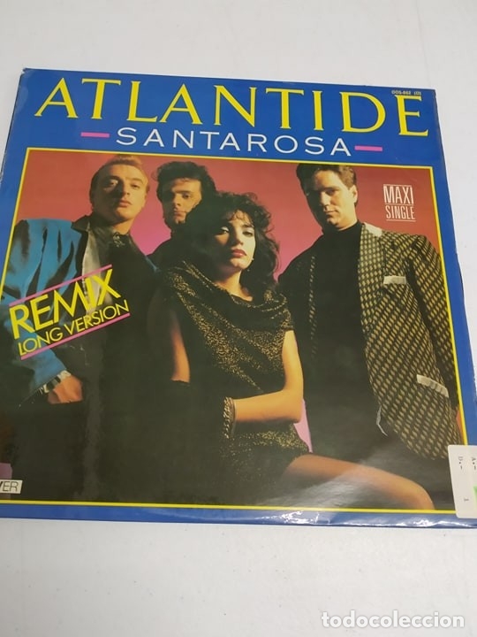 Discos de vinilo: Santarosa &lrm;&ndash; Atlantide (Remix Long Version) - Foto 1