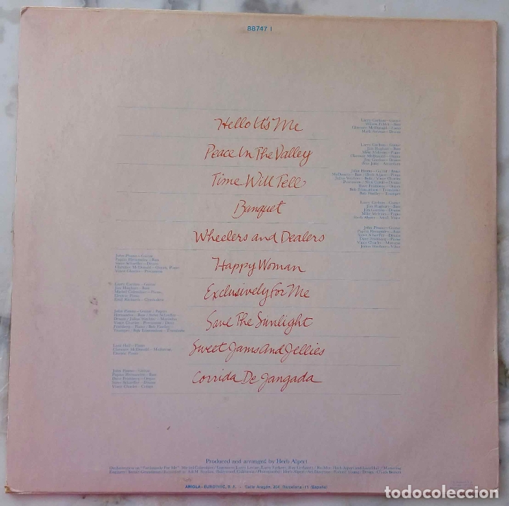 Discos de vinilo: LANI HALL, HELLO IT&rsquo;S ME. LP ESPA&Ntilde;A - Foto 2