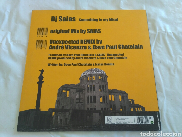 Discos de vinilo: Saias - Something In My Mind - Foto 2