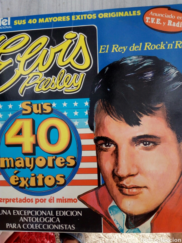 Discos de vinilo: ELVIS PRESLEY SUS 40MAYORES EXITOS ORIGINALES - Foto 1