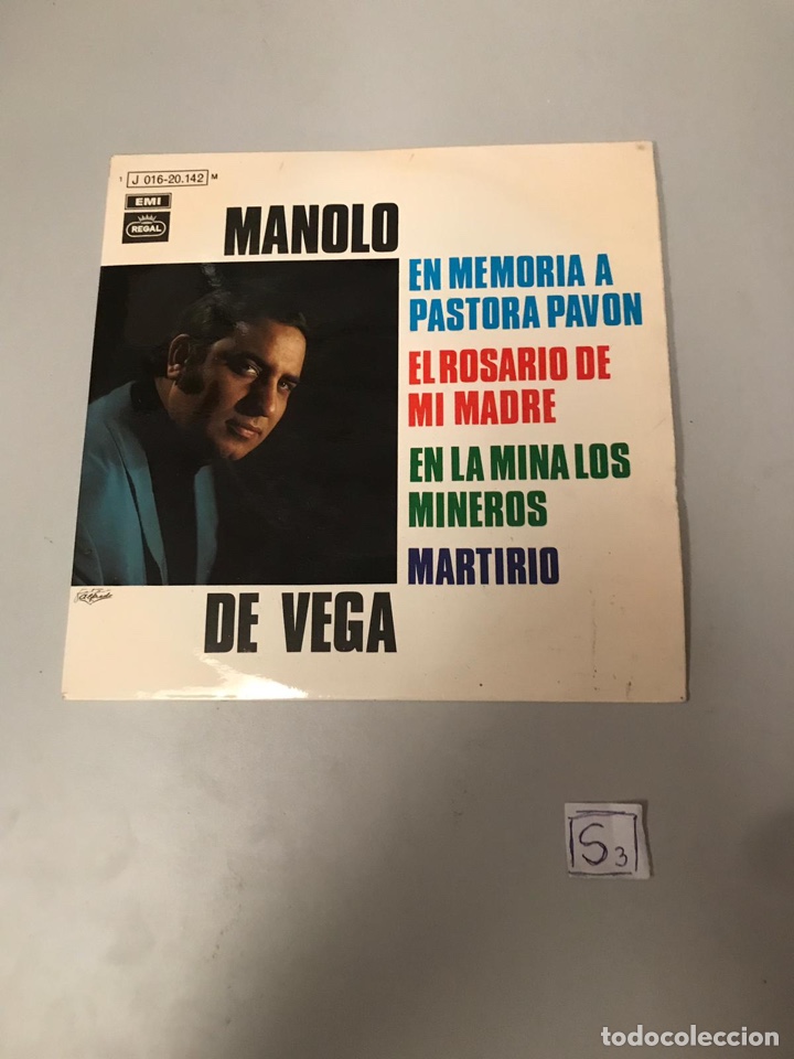 Discos de vinilo: Manolo de Vega - Foto 1
