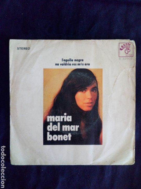 Discos de vinilo: Mar&iacute;a del Mar Bonet single autografiado - Foto 1