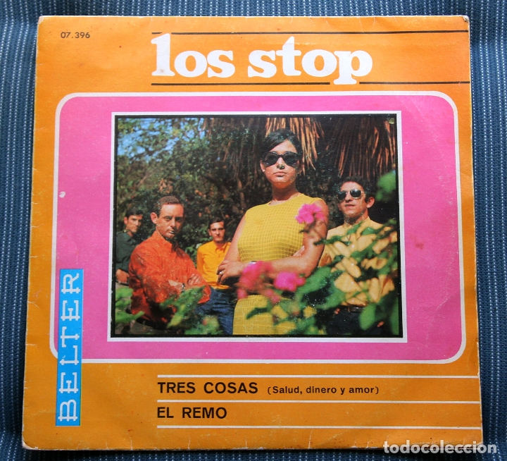 Discos de vinilo: LOS STOP / TRES COSAS / EL REMO (SINGLE 1967) - Foto 1