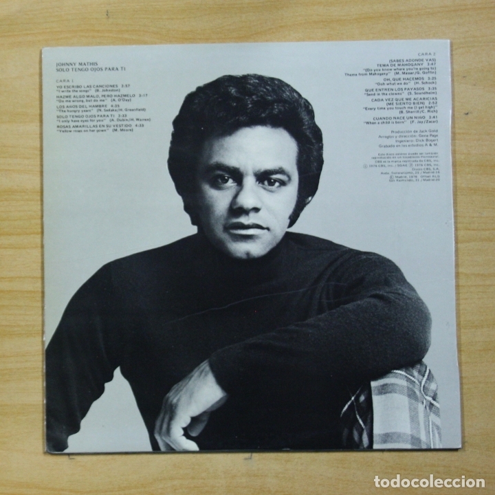 Discos de vinilo: JOHNNY MATHIS - I ONLY HAVE EES FOR YOU - LP - Foto 2