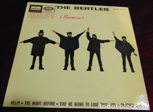 Discos de vinilo: THE BEATLES - HELP - EP 1965 - Foto 1