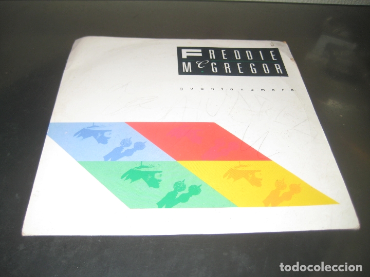Discos de vinilo: Freddie McGregor - Guantanamera - single 1989 - Foto 1