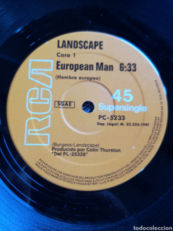 Discos de vinilo: LANDSCAPE - EUROPEAN MAN - Foto 2