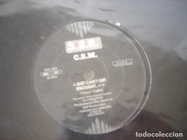 Discos de vinilo: C.S.M.   I Just Cant Get Enough - Foto 1