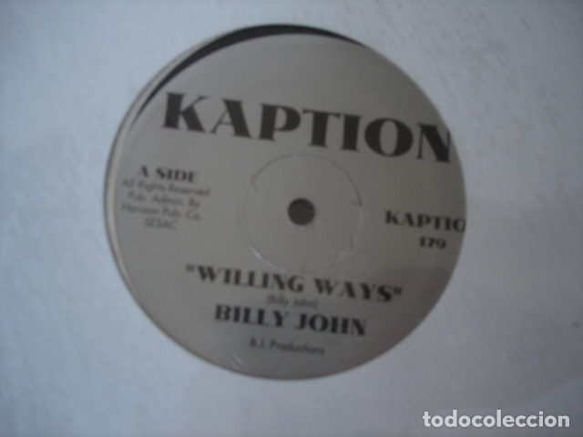 Discos de vinilo: Billy John    Willing Ways - Foto 1