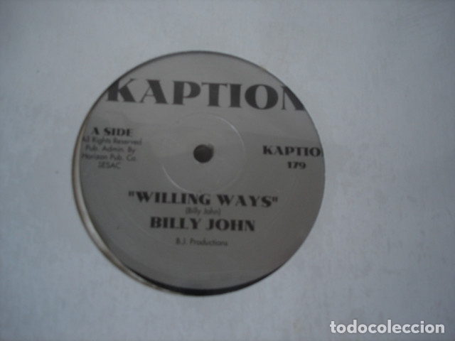 Discos de vinilo: Billy John    Willing Ways - Foto 2