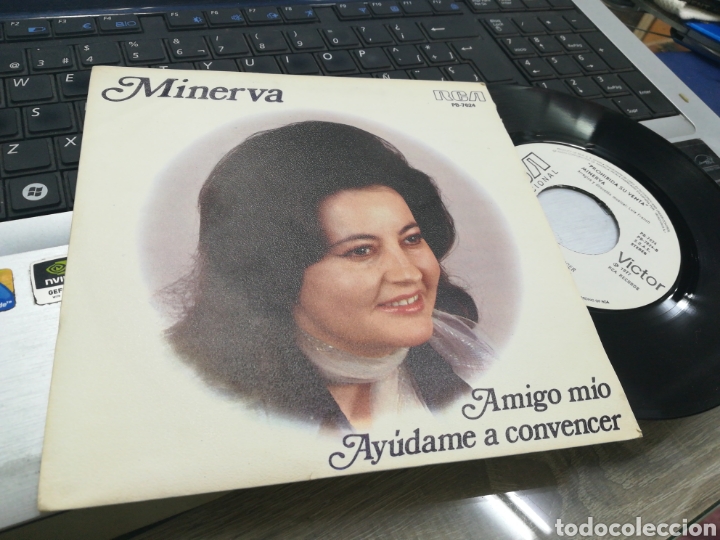 Discos de vinilo: Minerva single promocional amigo m&iacute;o 1971 - Foto 1