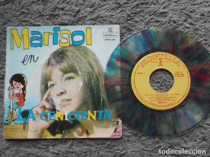 Discos de vinilo: MARISOL EN LA CENICIENTA-CUENTO DISCO - Foto 1