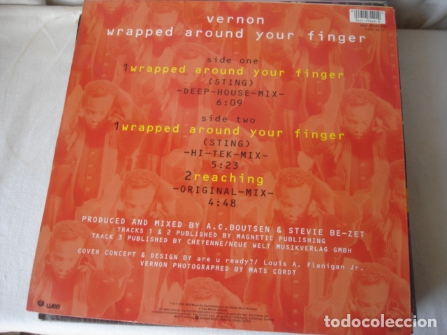 Discos de vinilo: Vernon   Wrapped Around Your Finger - Foto 2