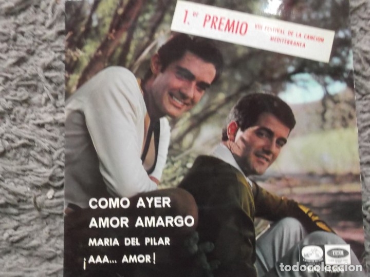 Discos de vinilo: DUO DINAMICO-COMO AYER-AMOR AMARGO - Foto 1