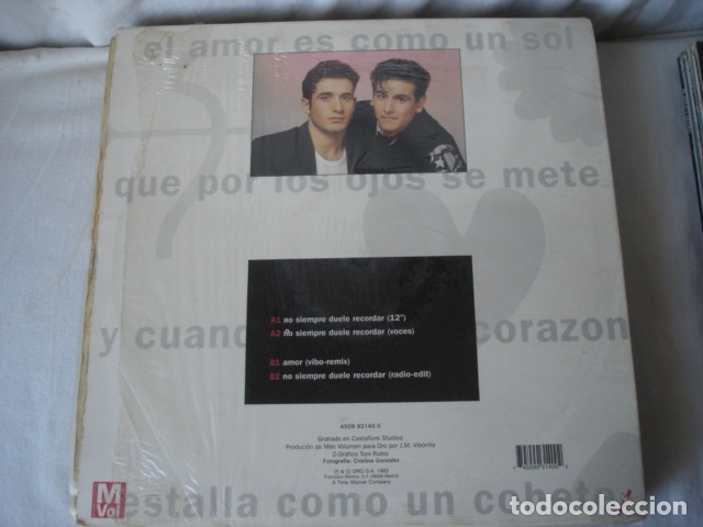 Discos de vinilo: Ray    No Siempre Duele Recordar - Foto 2