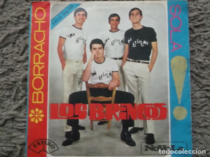 Discos de vinilo: LOS BRINCOS-BORRACHO-SOLA - Foto 1