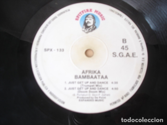 Discos de vinilo: Afrika Bambaataa   Just Get Up And Dance - Foto 2