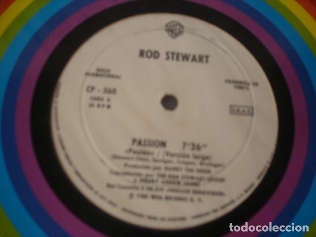Discos de vinilo: Rod Stewart     Passion  (promo) - Foto 1