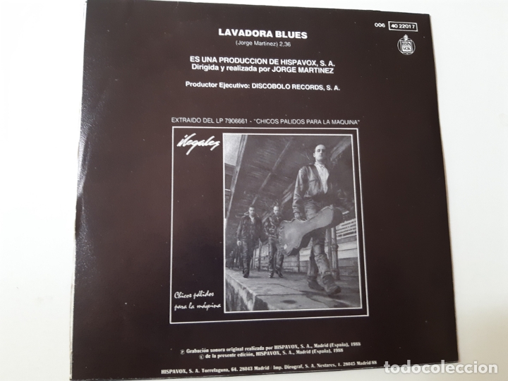 Ilegales Lavadora Blues Single 1988 Como N Comprar Discos Singles Vinilos De Música De 2301