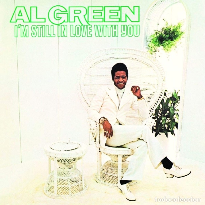 Discos de vinilo: LP AL GREEN I&acute;M STILL IN LOVE WITH YOU VINILO VERDE SOUL