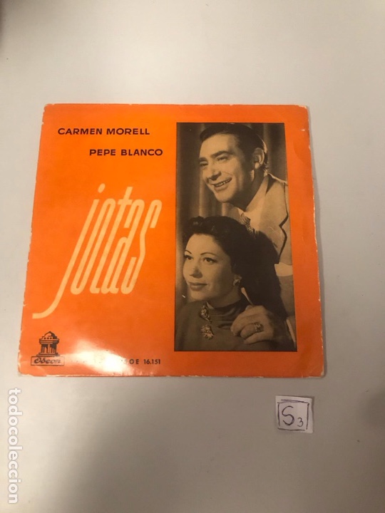 Discos de vinilo: Carmen Morell y Pepe blanco jotas - Foto 1