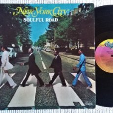 Disques de vinyle: NEW YORK CITY - SOULFUL ROAD LP ORIGINAL 1974 GERMANY. Lote 175837368