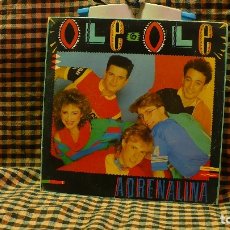 Discos de vinilo: OLE OLE -- ADRENALINA / MIRANDO LA LUNA POR LA VENTANA, CBS 1984.. Lote 175844504