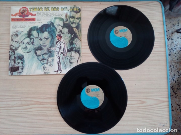 Discos de vinilo: Temas De Oro Del Cine - Version Original - 2 LP - Foto 1