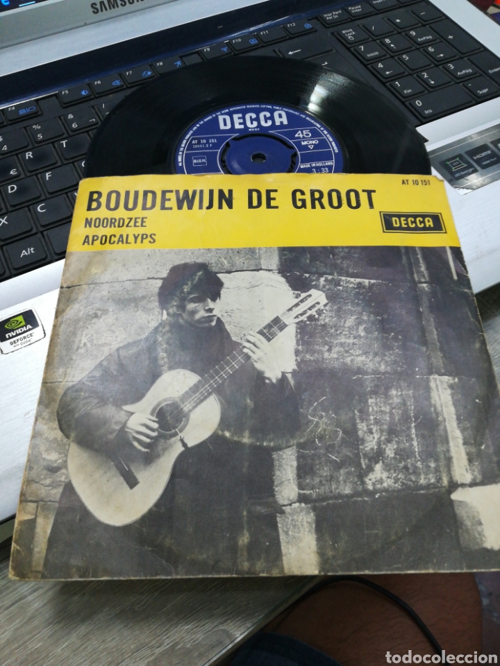 Discos de vinilo: Boudewijn de groot single noordzee / apocalyps Holanda 1965 - Foto 1