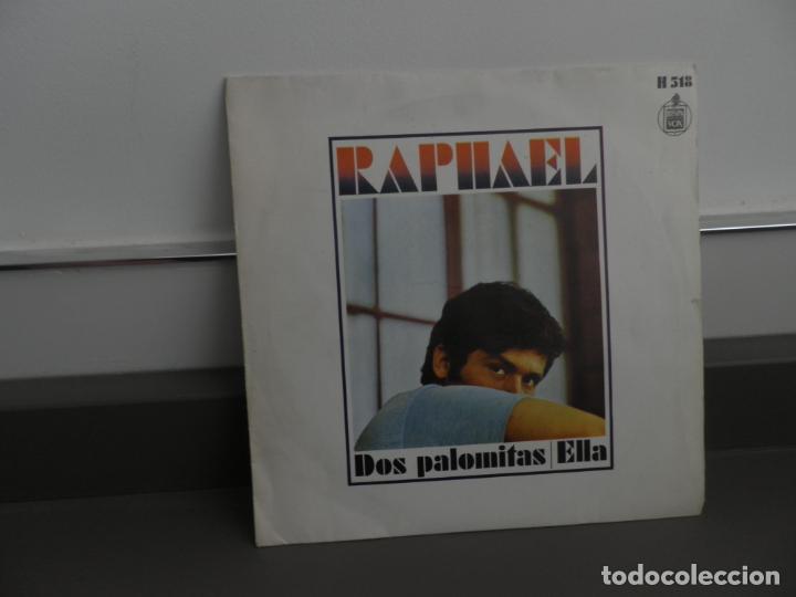 Discos de vinilo: RAPHAEL - DOS PALOMITAS / ELLA (SINGLE ESPA&Ntilde;OL, HISPAVOX 1969) - Foto 1