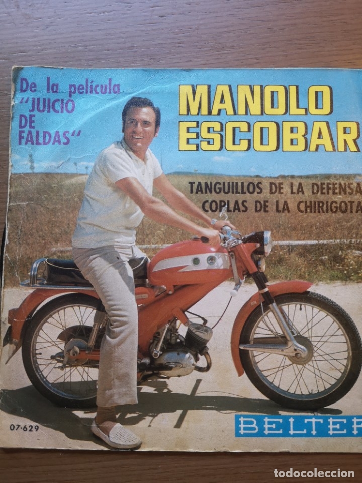 Discos de vinilo: Manolo Escobar coplas de chirigota - Foto 1