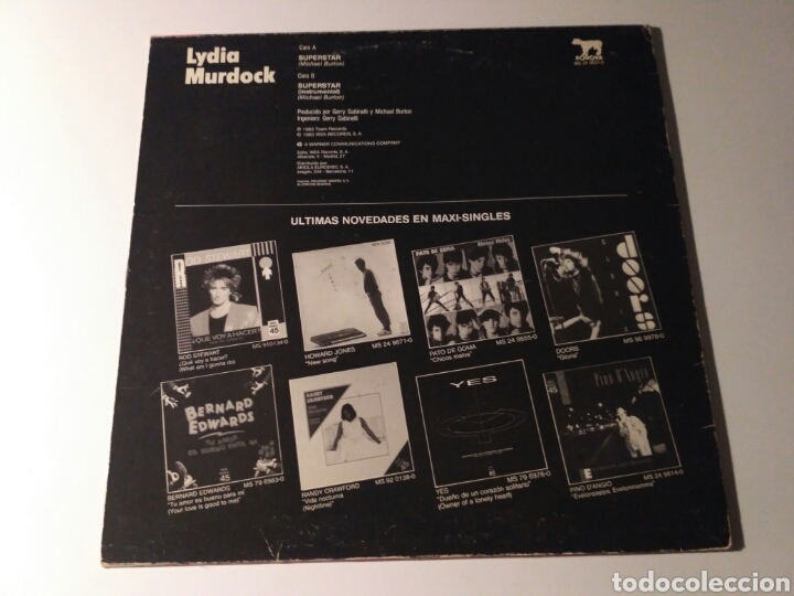 Discos de vinilo: Lydia Murdock - Superstar - Foto 2