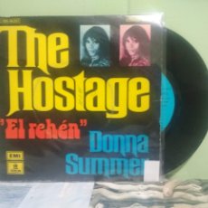Discos de vinilo: DONNA SUMMER THE HOSTAGE - EL REHEN SINGLE SPAIN 1975 PDELUXE
