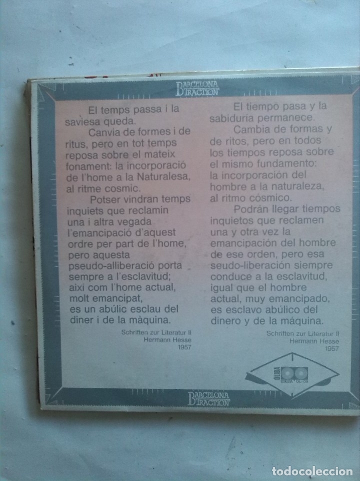 Discos de vinilo: BARCELONA TRACTION - BARCELONA TRACTION - Foto 3