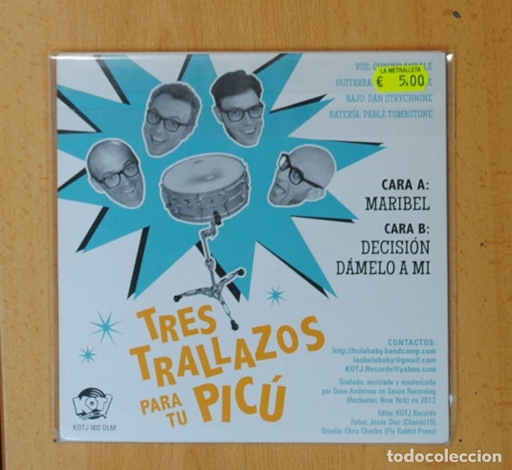 Discos de vinilo: HULA BABY - MARIBEL + 2 - EP - Foto 2
