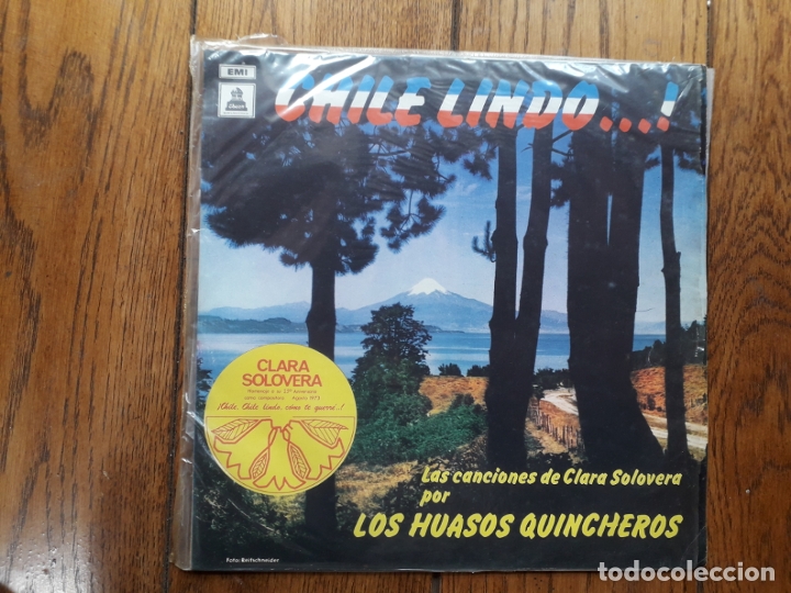 Disques de vinyle: Las canciones de clara solovera por los huasos quincheros - chile lindo