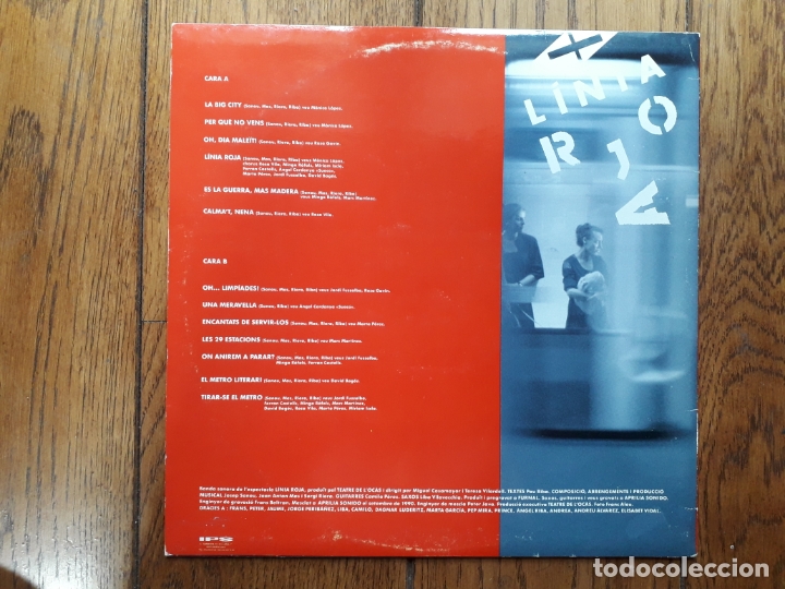 Discos de vinilo: Teatre de l ocas  - linea roja - Foto 2