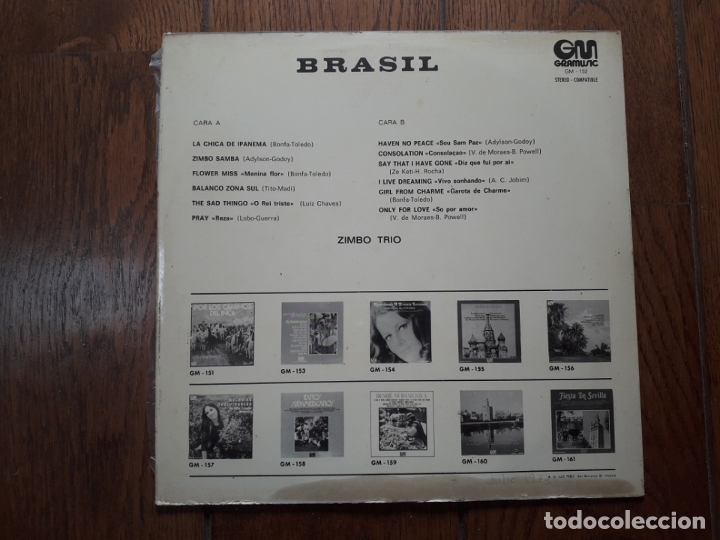 Discos de vinilo: Zimbo trio  -  brasil - Foto 2