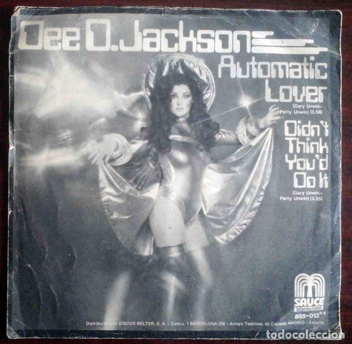 Discos de vinilo: Dee D. Jackson - Automatic lover / Dont think you do it - Foto 2