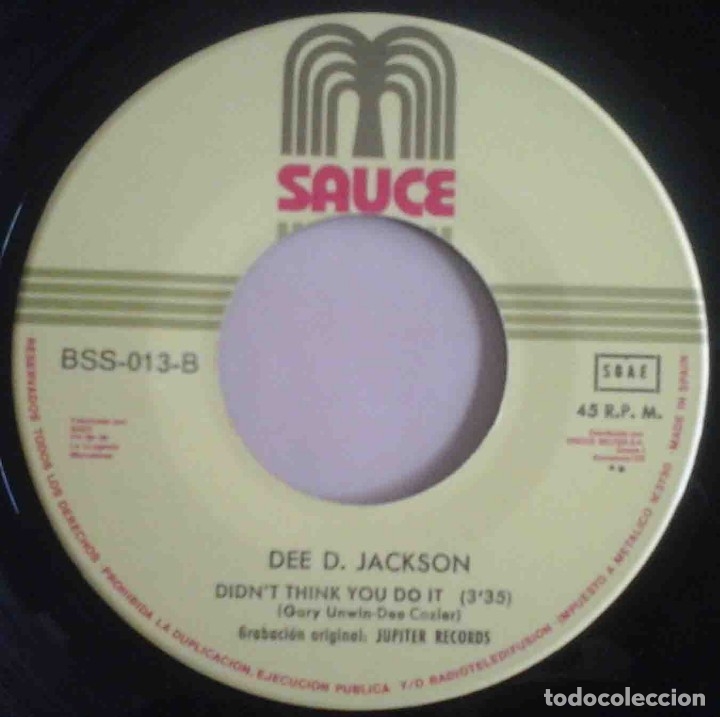 Discos de vinilo: Dee D. Jackson - Automatic lover / Dont think you do it - Foto 4